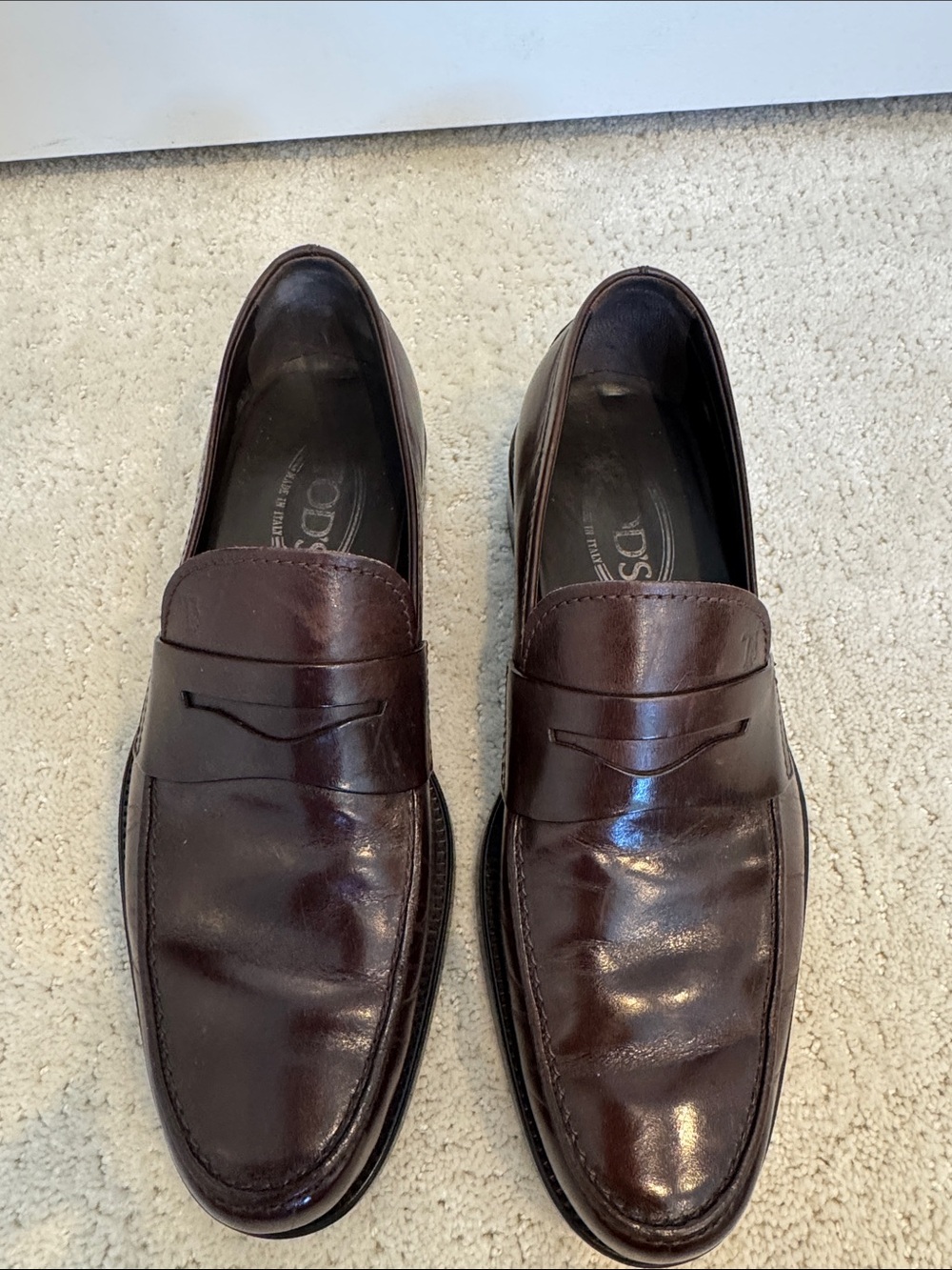 Men's Classic Penny Loafers in Dark Brown size 7 women’s 9.5